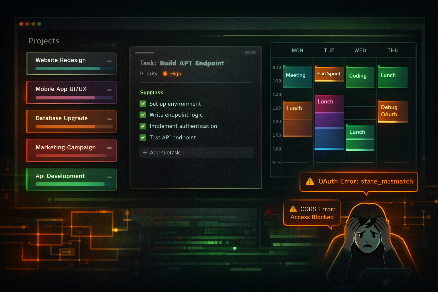 ProFocusWork - Features and Auth Migration
